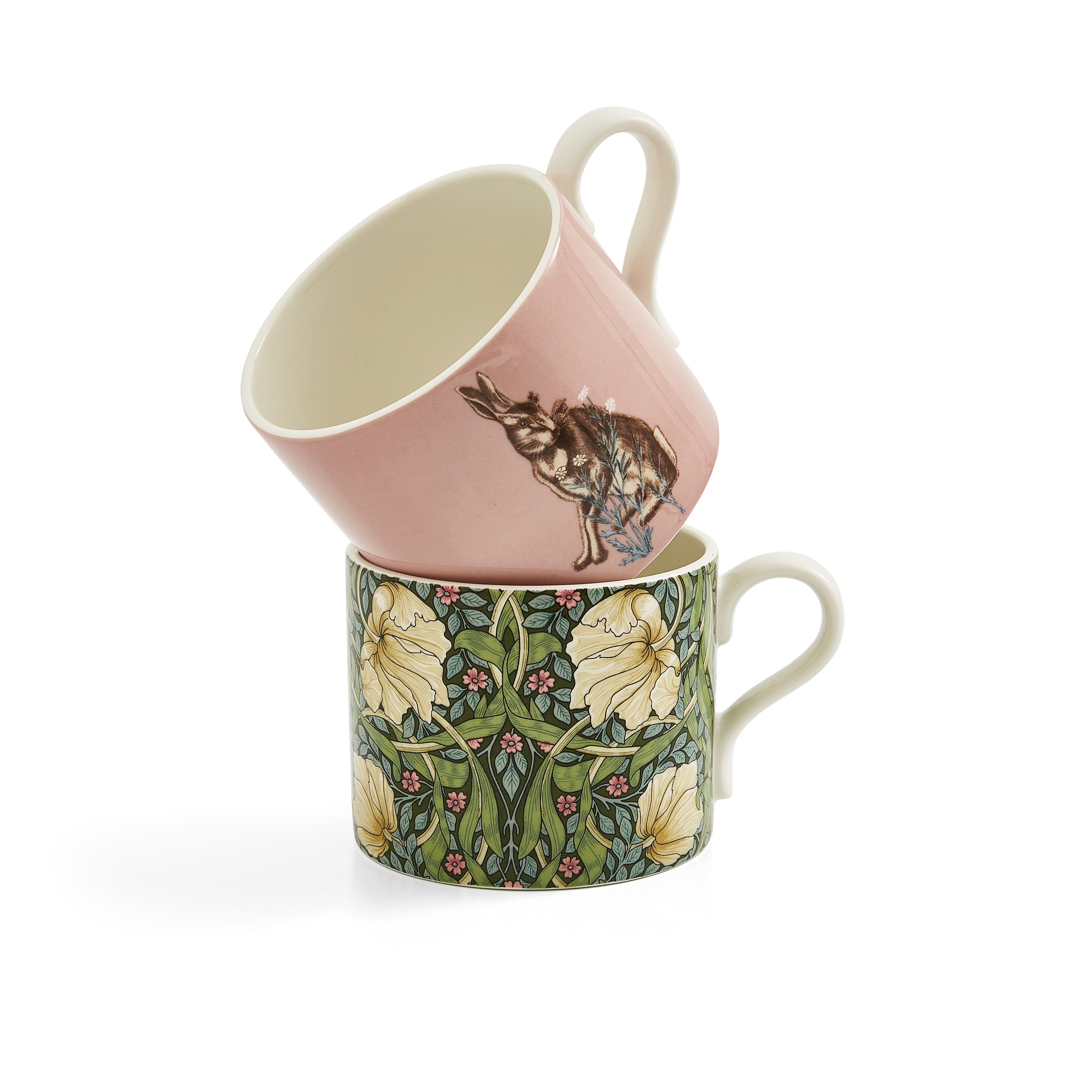 The Original Morris & Co. and Forest Hare Set of 2 Mugs image number null